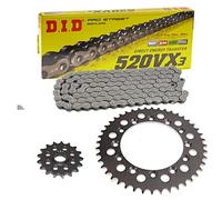 Juego de cadena adecuado para Yamaha XJ6 09-15 cadena DID 520 VX3 118 abierta 16/46