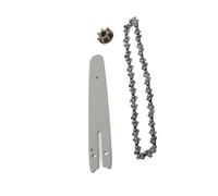 Juego de cadena de motosierra, Kit de repuesto de placa guía de piñón de acero para minisierra eléctrica, sierra de corte manual, duradera, 186mm, 230mm