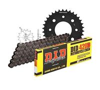 Juego de cadena DID de acero 420D/106 con cierre de clip para Honda MSX 125 ccm año de fabricación 2013-2020