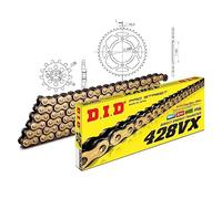 Juego de cadena DID de acero 428VX/132 remaches para Suzuki GZ Marauder U 125 ccm Bj. 1998-2013