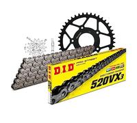 Juego de Cadena Did de Acero 520 VX3/116 sin Fin para Cagiva River 600 CCM año de fabricación 1995-1997