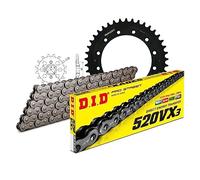 Juego de cadena DID de acero 520VX3/100 remache para Honda XL R 500 ccm año de fabricación 1982-1985
