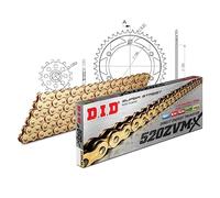 Juego de cadena DID de acero 520ZVM-X/106 sin fin para Suzuki DR S 400 ccm Bj. 1980-1981