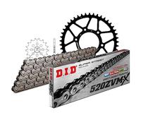 Juego de cadena DID de acero 520ZVM-X/112 remache para Aprilia MX 125 ccm Bj. 2004-2009