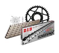Juego de cadena DID de acero 520ZVM-X/116 sin fin para Cagiva River 600 ccm Bj. 1995-1997