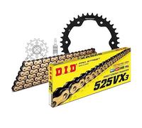 Juego de cadena DID de acero 525VX3/112 para KTM Super Duke R 1290 ccm año de fabricación 2014-2022