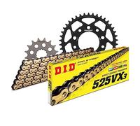 Juego de cadena DID de acero 525VX3/124 sin fin para Honda CRF Africa Twin 1100 A 1000/1110 ccm año de fabricación 2016-2020