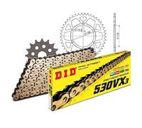 Juego de cadena DID de acero 530VX3/112 sin fin para Bombardier - Can-am DS Baja X 650 cc