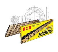 Juego de Cadena Did de Aluminio 520VX3/114 con Cierre de Clip Negro para Suzuki RM-Z 450 CCM Bj. 2008-2012