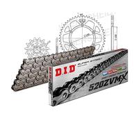 Juego de cadena DID de aluminio 520ZVM-X/116 sin fin azul para Yamaha YZ F 250 ccm Bj. 2010-2013