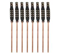 Juego de cadenas de nieve para camión, 8 piezas, equipo de seguridad reutilizable de tracción antideslizante, de protección de neumáticos de invierno, kit de cadena de agarre para SUV, camión