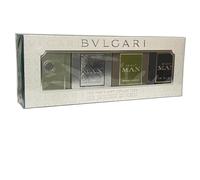 Juego de café Bulgari: Pour Homme EDT 5 ml + esencia de madera + en negro + esencia de lluvia