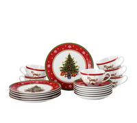 Juego De Café Hutschenreuther Happy Wintertime 18 Piezas