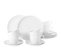 Juego De Café Seltmann Weiden Terra Blanco 18 Piezas