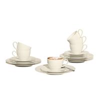 Seltmann Weiden 4052212081427 Servicio de café de 18 Piezas, Porcelana, Beige