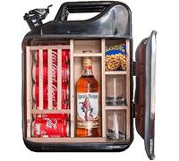 Juego de caja de vino para almacenamiento de copas de vino, My Cave My Rules, decoración de gabinete de bar, para hombres, papá, marido, novio, jefe (color: azul) (negro)
