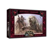 Juego de caja Dothraki Hrakkars en miniatura de mesa de una canción de hielo y fuego, juego de estrategia para adolescentes y adultos,Tiempo de juego promedio de 45 a 60 minutos, fabricado por CMON