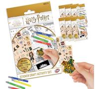 Juego de calcomanías de Harry Potter by Bladez Toyz con más de 50 pegatinas, paquete de 6 calcomanías mágicas divertidas para niños, perfectas para bolsas de fiesta y regalos, personaliza cuadernos y