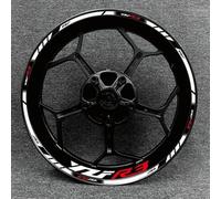 Juego De Calcomanías para Rueda Delantera Y Trasera 17 Pulgadas para Motocicleta, Protección Llanta, Pegatina Impermeable para Yamaha YZF R3(Style 16)