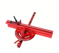 Juego de calibrador de inglete y valla de perfil de aluminio de 400MM, herramienta de carpintería de precisión for sierra de mesa y mesa enrutadora, 1 ud.