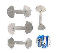 Juego de calibradores de radio de acero inoxidable R0.3-1.5/R1-6.5/R7-14.5/R15-25, Herramienta de medición convexa y cóncava, ideal para galgas reglaje válvulas y radio medidor de filete de metal