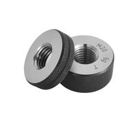 Juego de calibre de anillo de hilo fino métrico M40-M70 X 2, calibre 6G GO y NO GO, 1 Juego for medición de precisión(M40X2 6G)