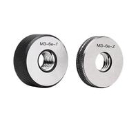 Juego de calibre de anillo roscado de alta precisión M2-M12 | Herramienta métrica de medición de dientes finos for pruebas de roscas internas(M12x1.25)