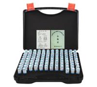 Juego de calibre de pasador de acero, herramienta de medición de calibre de orificio de 9,00-10,00mm, 10-11mm, 11-12mm, 19-20mm, paso de 0,01mm, 101 unids/caja Medición precisa(18-19mm)