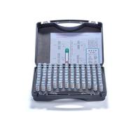 Juego de calibre de pasador de acero, rango 6,0-26,0 mm, paso 0,01/0,05/0,1 mm, calibre de pasador for medición de orificio ±0,001 mm/0,002 mm Medición precisa(24.00-26.00mm 21Pcs)