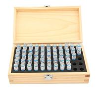 Juego de calibres de pasador de 7,51 a 8 mm, 50 piezas, calibre de pasador métrico con tolerancia de 0,001 mm, herramienta de precisión en acero para rodamientos para la inspección