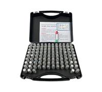 Juego de calibres de pasador de acero de precisión, calibre de tapón for carpintería e inspección, rango de 0,10 a 5,0 mm, 51/99/101 piezas, paso de 0,01/0,05 mm para carpintería(0.10-5.00mm 99pcs)