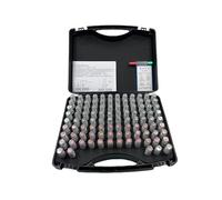 Juego de calibres de pasadores, rango de 0,1 a 6,00 mm, 51/91/99/101 piezas, paso de 0,01/0,05 mm para carpintería(0.10-5.00mm 99pcs)