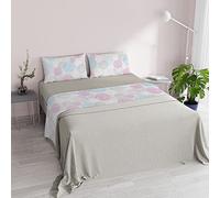 Juego de Cama 100% Microfibra Fantasy, Moléculas, matrimoniales