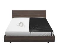 Juego de cama de puesta a tierra, alfombrilla de tierra para mejorar el sueño, colchoneta transpirable con correas elásticas (68 x 185 cm)