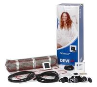 Juego de cama fina 1-1500 W DTIF 10 m², profesional - Suelo radiante 150W / m² 10m² 140F0828 | Devi | 140F0828 | Alfombra térmica/Calefactora