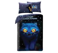 Juego de cama K-Pop Demon Hunters Derpy - Funda nórdica 140 x 200 cm con funda de almohada 70 x 90 cm - Microfibra - Multicolor