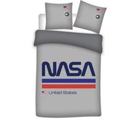 Juego de cama - La Nasa - Espacio - Fundas de edredón 140x200 cm - Funda de almohada 63x63 cm - Poliéster