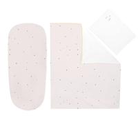 Juego de cama para capazo 6 piezas - COLOR : Rosa