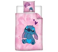 Aymax 2Cute - Juego de cama (funda nórdica de 140 x 200 cm, funda de almohada de 65 x 65 cm, polialgodón, rosa