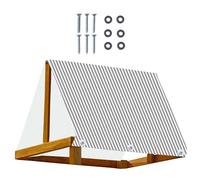 Juego de cambio de - Juego de de repuesto de 43 x 90 | Gazebo Pergola Accesorios para protección solar Casa de jardín Árbol Beige Muebles de patio de silla Impermeable