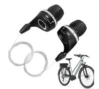 Juego de cambio de velocidad para bicicleta de carretera, diseño ergonómico, aleación de aluminio ligera, compatible con componentes, rendimiento de desplazamiento de transmisión suave