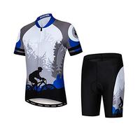 Juego de camiseta de ciclismo para niños, camiseta de bicicleta de manga corta para niños y niñas, diseño de dibujos animados, secado rápido S-XXL