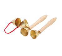 Juego de Campanas de Mano, de Madera Ergonómico Campana de Estilo Vintage para la Decoración del árbol de Navidad para la Boda para el Jardín