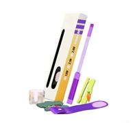 Juego de caña de pescar telescópica, paquete de 2 unidades de fibra de carbono para mini cañas de viaje con cebo flotante de línea, bolsa de pescado, kit portátil de 23 cm para principiantes y niños