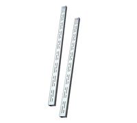 Juego de canales de drenaje 304SS: drenaje de zanja de perfil bajo con rejilla extraíble for una gestión eficiente del agua en exteriores(2 Pcs 15x5cm)