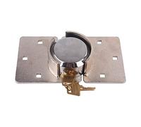 Juego de candado y cerrojo de seguridad para puerta de cobertizo de cochera de alta seguridad, 73 mm, acero con perno