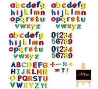 Juego de caracteres magnéticos con letras, números y símbolos - Piezas magnéticas reutilizables para organización, etiquetado y visualización visual