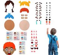 Juego De Caras Divertidas, Pegatinas Cara Emociones, Aprendizaje Socioemocional - Genikeer