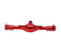 Juego de carcasa de eje de aleación de aluminio para LOSI SUPER BAJA REY 2,0 1/6 RC, puente de carcasa de eje de coche (Roja)