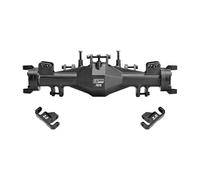 Juego de carcasa de eje delantero de aleación de aluminio 7075-T6 de liberación rápida para Losi 1:8 LMT 1.0 2.0/1:10 TLR Tuned LMT - Negro